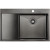 Кухонная мойка Paulmark Kroner 78F R PM217851-GMR Вороненая сталь