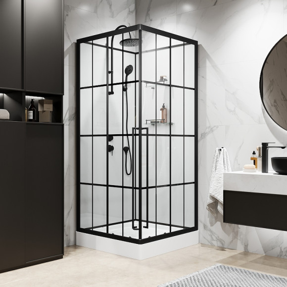 Душевая кабина Niagara Standart 100x100 L ST100/15QL/KL/BKT без гидромассажа Душевая кабина Niagara Standart 100x100 L ST100/15QL/KL/BKT без гидромассажа