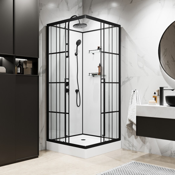 Душевая кабина Niagara Standart 100x100 L ST100/15QL/KL/BKT без гидромассажа Душевая кабина Niagara Standart 100x100 L ST100/15QL/KL/BKT без гидромассажа