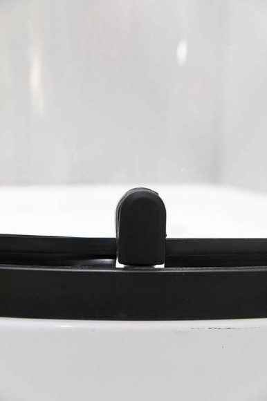 Душевой уголок Esbano ESD-7015B 90x90 ESUGD7015B профиль Черный матовый стекло прозрачное