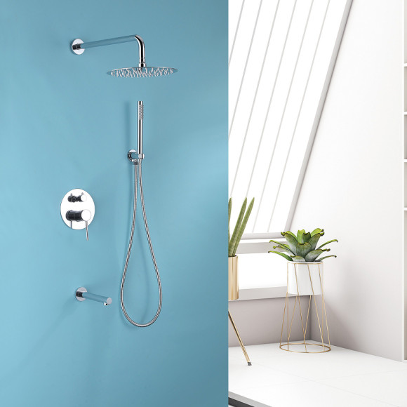 Душевая система Abber Emotion AF8817 Хром