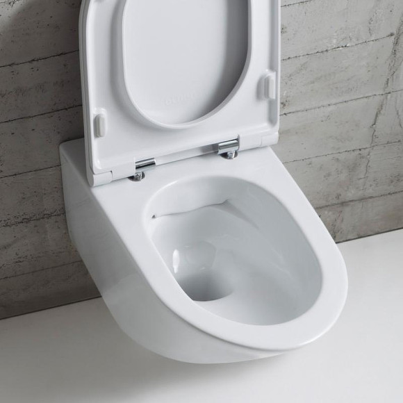 Унитаз Globo Forty3 FOS05.BI подвесной без сиденья Унитаз Globo Forty3 FOS05.BI подвесной без сиденья