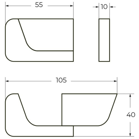 Крючок Art&Max Platino AM-E-7086BL поворотный Хром Крючок Art&Max Platino AM-E-7086BL поворотный Хром