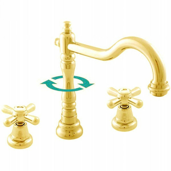 Смеситель для раковины Rav Slezak Morava retro MK132.5Z Золото