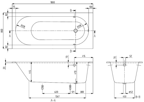 Квариловая ванна Villeroy&Boch Oberon 180x80 UBQ180OBE2V-01 без гидромассажа Квариловая ванна Villeroy&Boch Oberon 180x80 UBQ180OBE2V-01 без гидромассажа