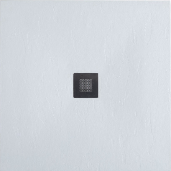 Душевой поддон из искусственного камня Allen Brau Priority 90x90 8.31002-21 Белый камень