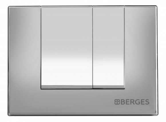 Комплект унитаза с инсталляцией Berges Ego Rimless 047243 с сиденьем Микролифт и клавишей смыва Хром