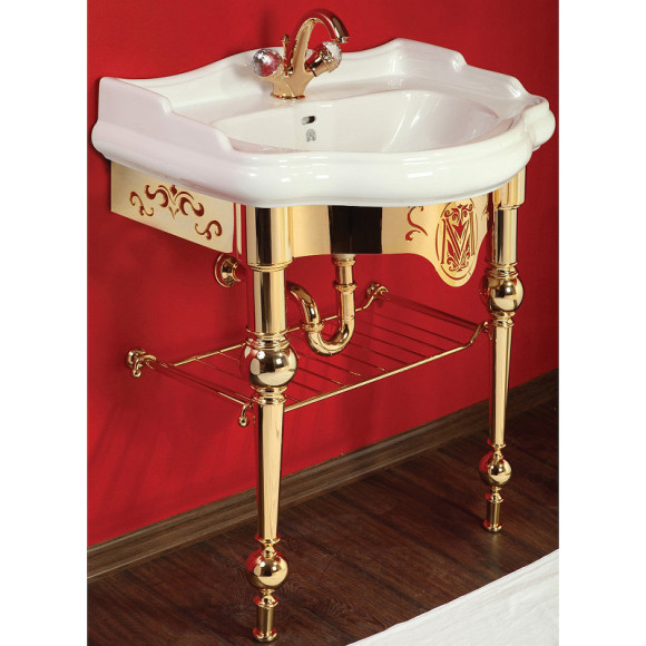 Консоль под раковину Migliore Bella 73 20718 Золото