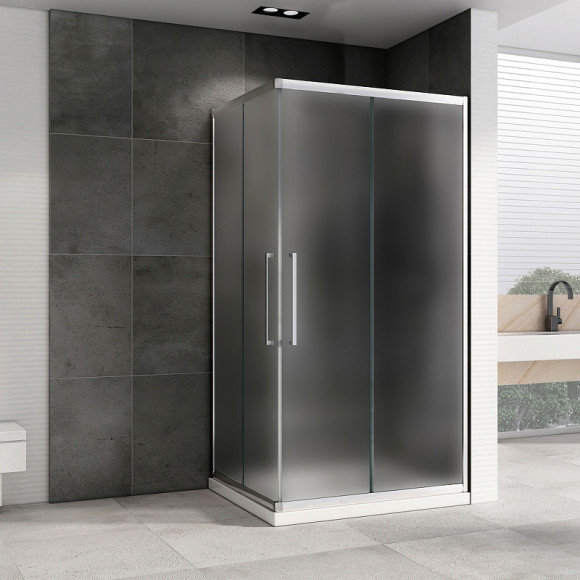 Душевой уголок Abber Schwarzer Diamant 120x90 AG02129MH профиль Хром стекло матовое Душевой уголок Abber Schwarzer Diamant 120x90 AG02129MH профиль Хром стекло матовое