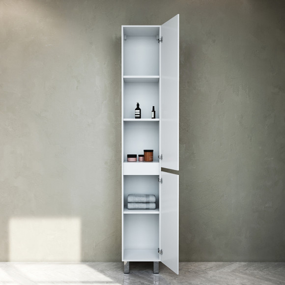 Шкаф пенал AM.PM Gem S 30 M91CSR0306WG Белый Шкаф пенал AM.PM Gem S 30 M91CSR0306WG Белый