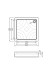 Акриловый поддон для душа Koller Pool Grace 90X90 GRACE90S Белый