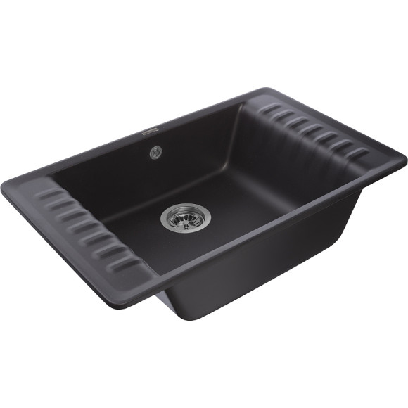 Кухонная мойка GranFest Quarz GF-ZW71 Черная Кухонная мойка GranFest Quarz GF-ZW71 Черная
