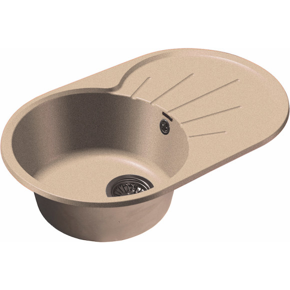 Кухонная мойка GranFest Rondo GF-R750L Бежевая