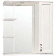 Зеркало со шкафом Style Line Олеандр 2 Люкс 75 ЛС-00000203 с подсветкой Рельеф пастель Зеркало со шкафом Style Line Олеандр 2 Люкс 75 ЛС-00000203 с подсветкой Рельеф пастель