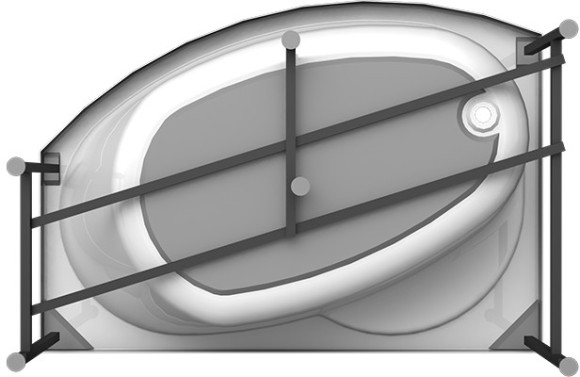 Акриловая ванна Radomir Vannesa Монти 150х105 R 2-01-0-2-1-213 Белая без гидромассажа Акриловая ванна Radomir Vannesa Монти 150х105 R 2-01-0-2-1-213 Белая без гидромассажа