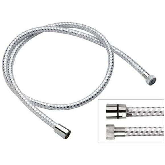 Душевой шланг Remer 332CN200 Хром Белый глянец Душевой шланг Remer 332CN200 Хром Белый глянец