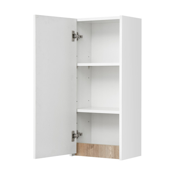 Подвесной шкаф Aquaton Марти 35 1A270203MY010 Белый глянцевый Дуб эндгрейн