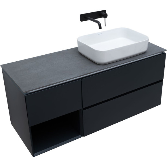 Тумба под раковину Allen Brau Infinity 120 R 1.21007.AM подвесная Антрацит матовый Тумба под раковину Allen Brau Infinity 120 R 1.21007.AM подвесная Антрацит матовый