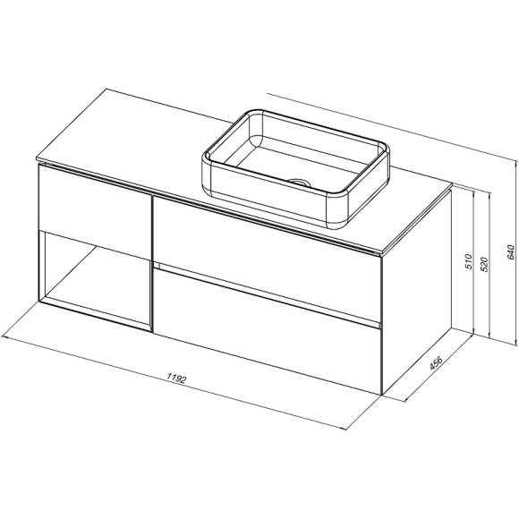 Тумба под раковину Allen Brau Infinity 120 R 1.21007.AM подвесная Антрацит матовый Тумба под раковину Allen Brau Infinity 120 R 1.21007.AM подвесная Антрацит матовый