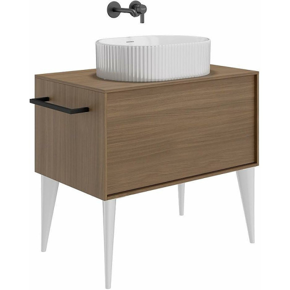 Раковина Kerama Marazzi Artbasin Vento 50 VE.wb.50\WHT Белая глянцевая