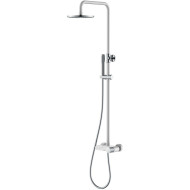 Душевая система Boheme Stick 128-WCR.2 Белая Хром