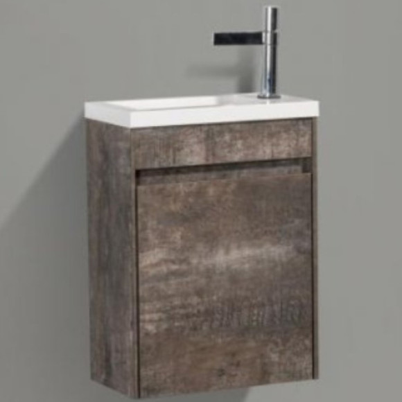 Тумба под раковину BelBagno Pietra Mini 46 PIETRA MINI-460-1A-SO-PT-R подвесная Stone