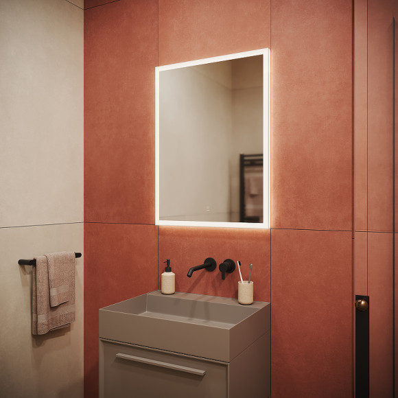 Зеркало Sancos Palace 60 PA600 с подсветкой с сенсорным выключателем Зеркало Sancos Palace 60 PA600 с подсветкой с сенсорным выключателем