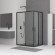 Душевой уголок RGW Classic CL-44B 100х80 32094480-14 профиль Черный стекло прозрачное