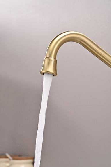 Смеситель для кухни Paulmark Retro Re213226-BR Бронза