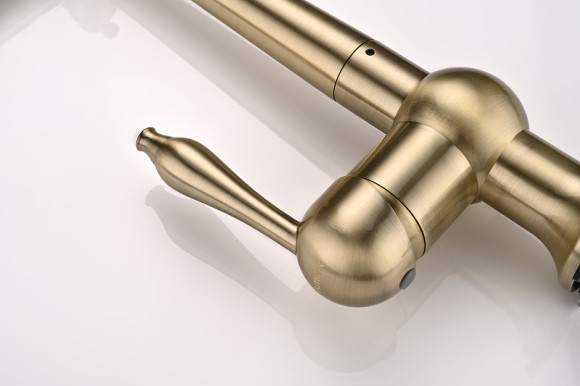 Смеситель для кухни Paulmark Retro Re213226-BR Бронза