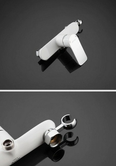 Гигиенический душ со смесителем Gappo G48 G2048-8 Белый Хром