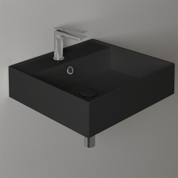 Раковина Simas Agile 51 AG51 nero matt*1 Черная матовая Раковина Simas Agile 51 AG51 nero matt*1 Черная матовая