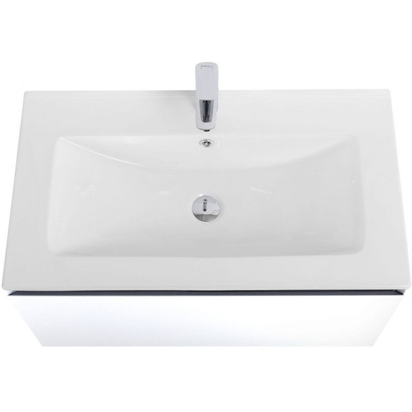 Тумба под раковину Art&Max Latina 80 AM-Latina-800-1C-SO-BM подвесная Белая матовая