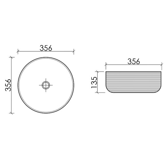 Раковина-чаша Ceramicanova Element 36 CN6073MDH Темный антрацит матовый Раковина-чаша Ceramicanova Element 36 CN6073MDH Темный антрацит матовый