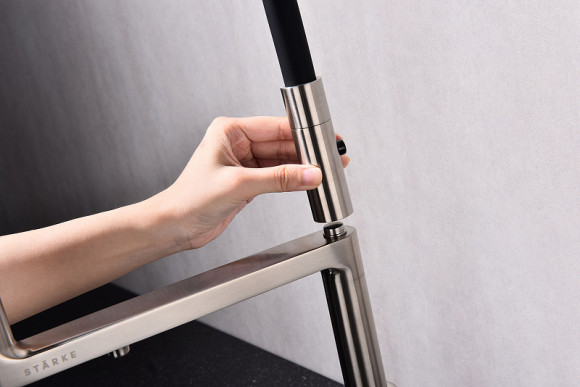 Смеситель для кухни Paulmark Tornado To213402-NI Никель