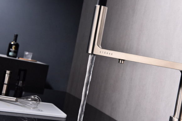 Смеситель для кухни Paulmark Tornado To213402-NI Никель