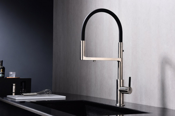 Смеситель для кухни Paulmark Tornado To213402-NI Никель