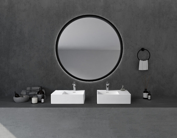 Раковина Abber Stein 56 R AS2644 R Белая матовая