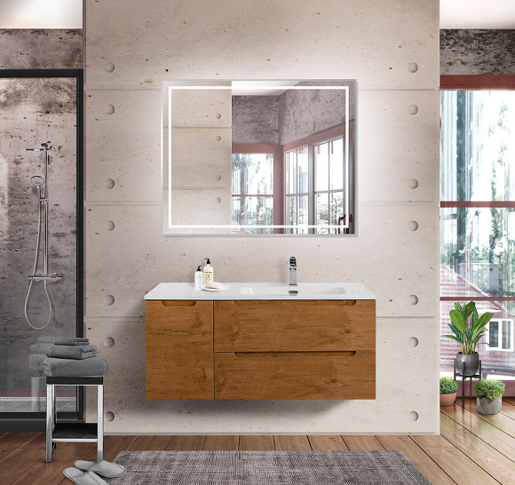 Тумба под раковину BelBagno Etna 100 R ETNA-1000-2C-1A-SO-RN-R подвесная Rovere Nature Тумба под раковину BelBagno Etna 100 R ETNA-1000-2C-1A-SO-RN-R подвесная Rovere Nature