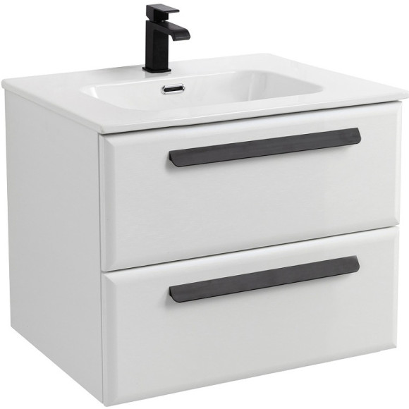 Тумба под раковину Cezares Eco-Cer-N 70 ECO-CER-N-700-2C-SO-BL подвесная Bianco Lucido без ручек Тумба под раковину Cezares Eco-Cer-N 70 ECO-CER-N-700-2C-SO-BL подвесная Bianco Lucido без ручек