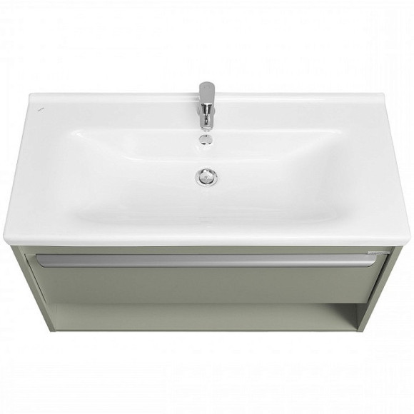 Тумба под раковину Aquaton Хоуп 100 1A287401HP9D0 подвесная Хаки