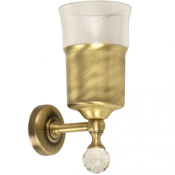 Стакан для зубных щеток Migliore Amerida 16573 Бронза с кристаллом Swarovski Стакан для зубных щеток Migliore Amerida 16573 Бронза с кристаллом Swarovski