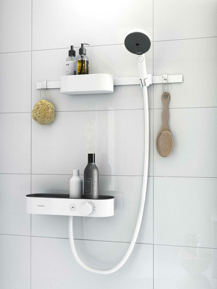 Крючок Hansgrohe WallStoris 27914670 Черный матовый Крючок Hansgrohe WallStoris 27914670 Черный матовый