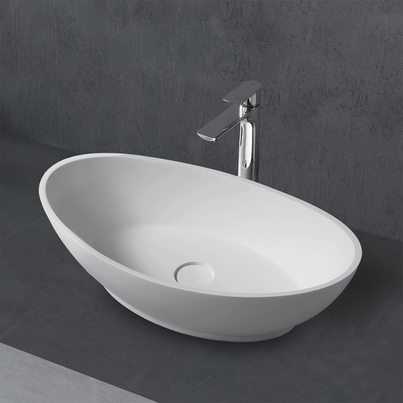 Раковина-чаша Abber Stein 62 AS2610 Белая матовая Раковина-чаша Abber Stein 62 AS2610 Белая матовая