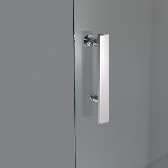 Душевая дверь Koller Pool Aqua Line 90 NS90G профиль Хром стекло рифленое