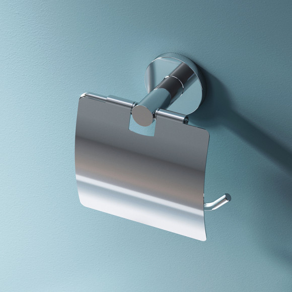 Держатель туалетной бумаги AM.PM X-Joy A85A341400 с крышкой Хром Держатель туалетной бумаги AM.PM X-Joy A85A341400 с крышкой Хром