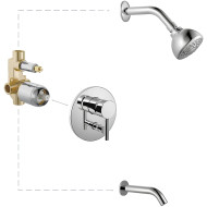 Душевая система Haiba HB80297-2 Хром