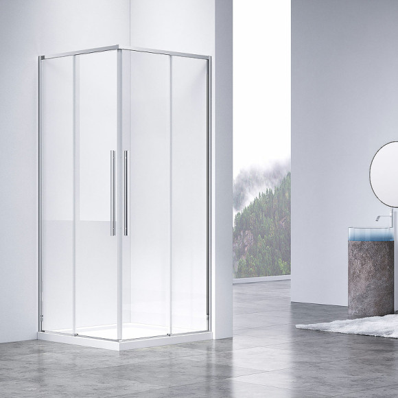 Душевой уголок Vincea Slim-N 100x90 VSS-4SN9010CL профиль Хром стекло прозрачное Душевой уголок Vincea Slim-N 100x90 VSS-4SN9010CL профиль Хром стекло прозрачное
