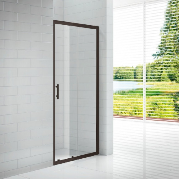 Душевая дверь в нишу Cezares Eco BF-1 120 профиль Черный стекло прозрачное Душевая дверь в нишу Cezares Eco BF-1 120 профиль Черный стекло прозрачное