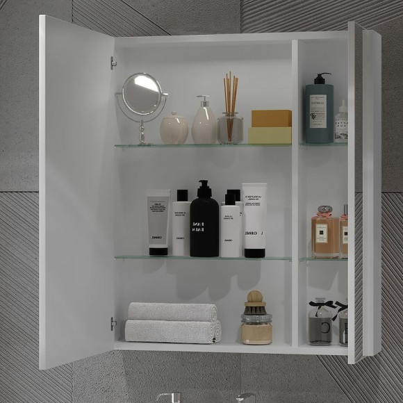 Зеркальный шкаф Opadiris Арабеско 70 00-00005577 Белый